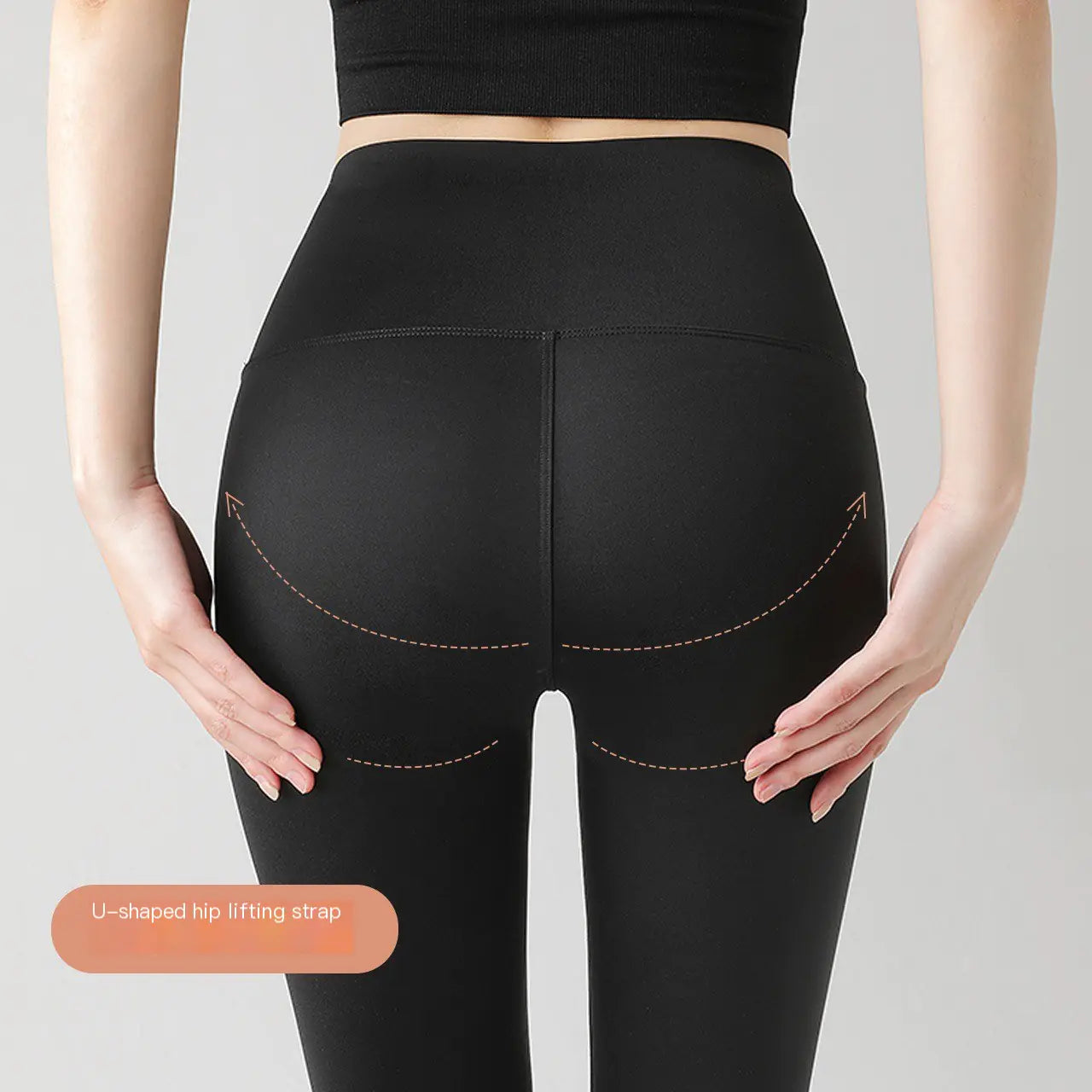 High-Waisted Yoga Pants for Stomach Control and Lift