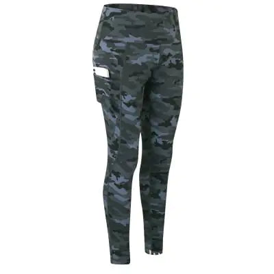 High-Waist Camouflage Yoga Pants for Fitness