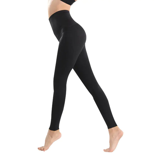High-Waisted Yoga Pants for Stomach Control and Lift