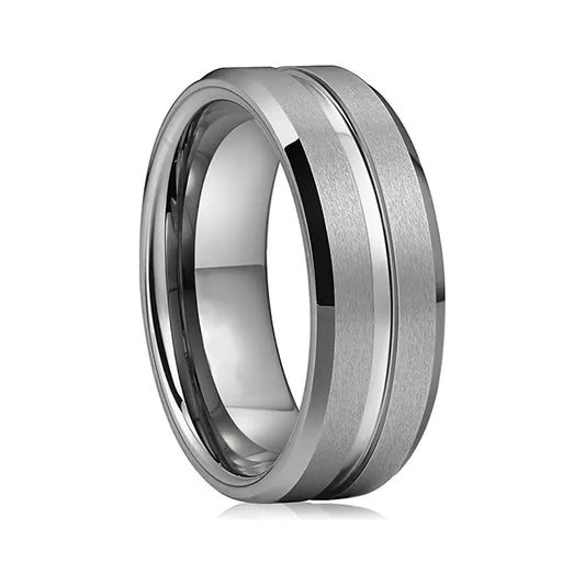 Creative Double-Sided Frosted Ring for Couples